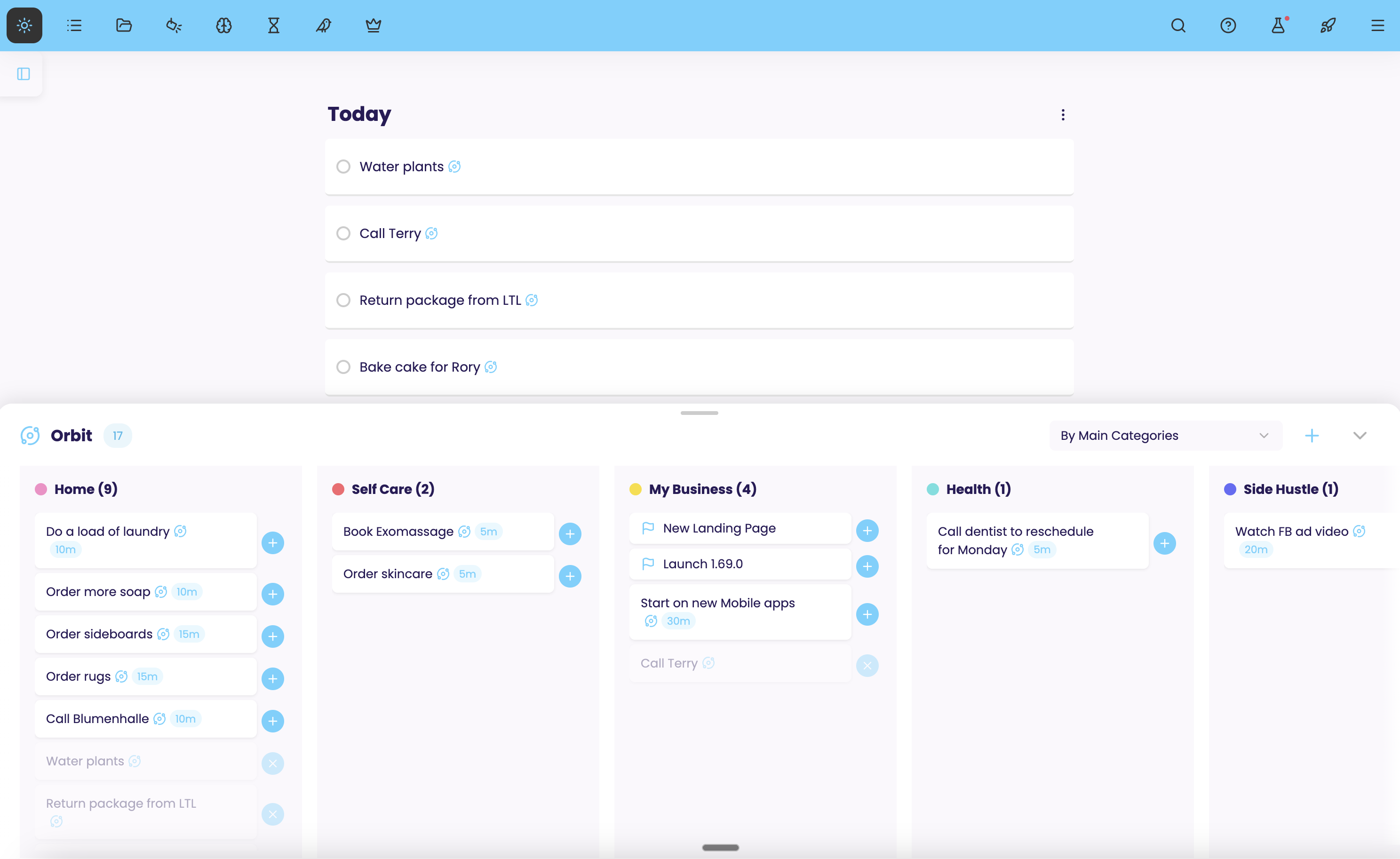 Click to enlarge Orbit