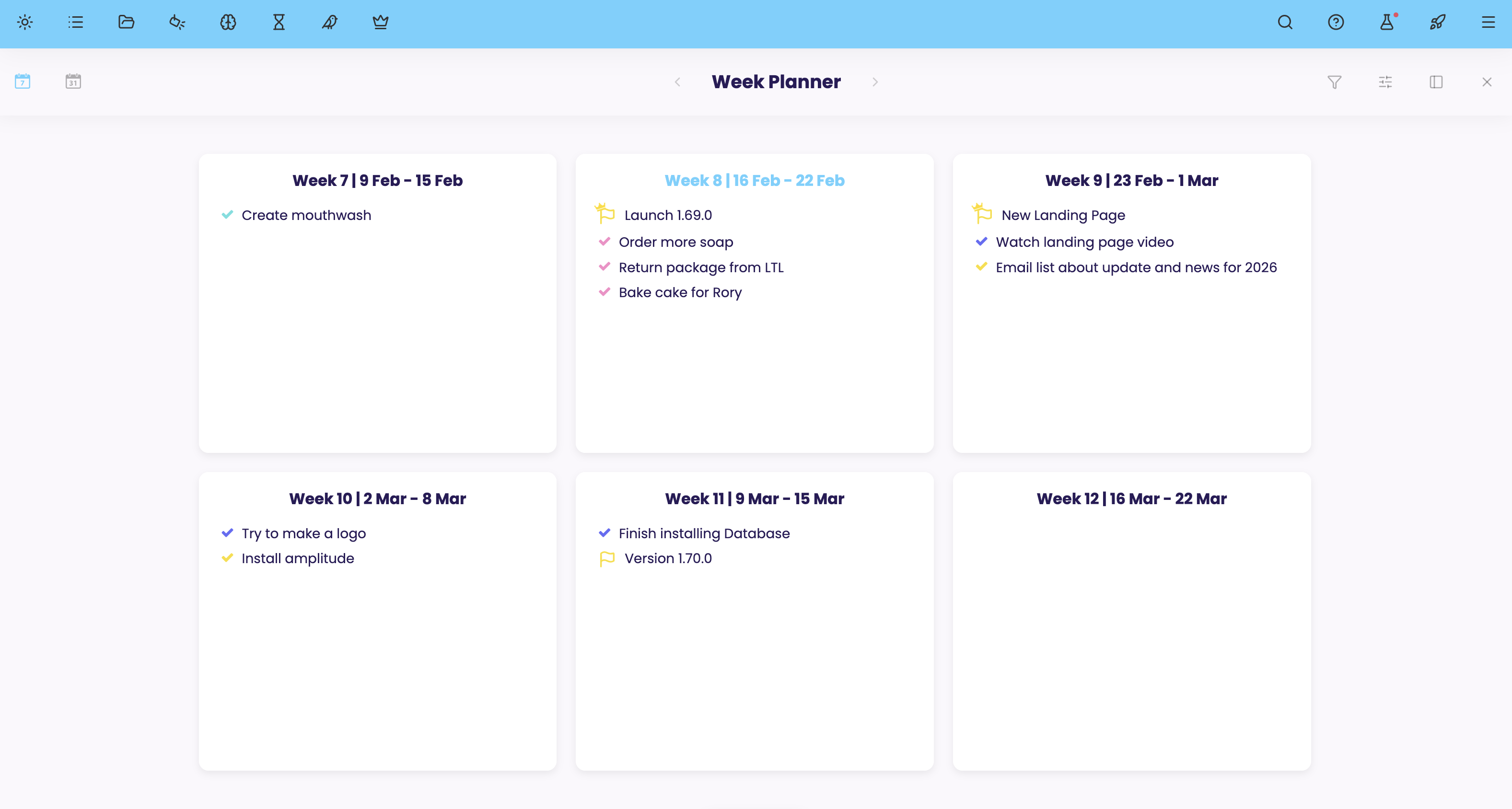 Click to enlarge Planning Ahead