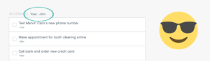 benefits of using time estimates in your todo list