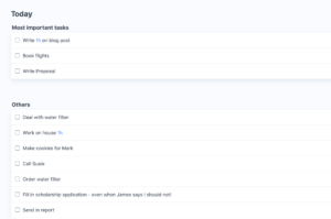 Ivy Lee section and other tasks